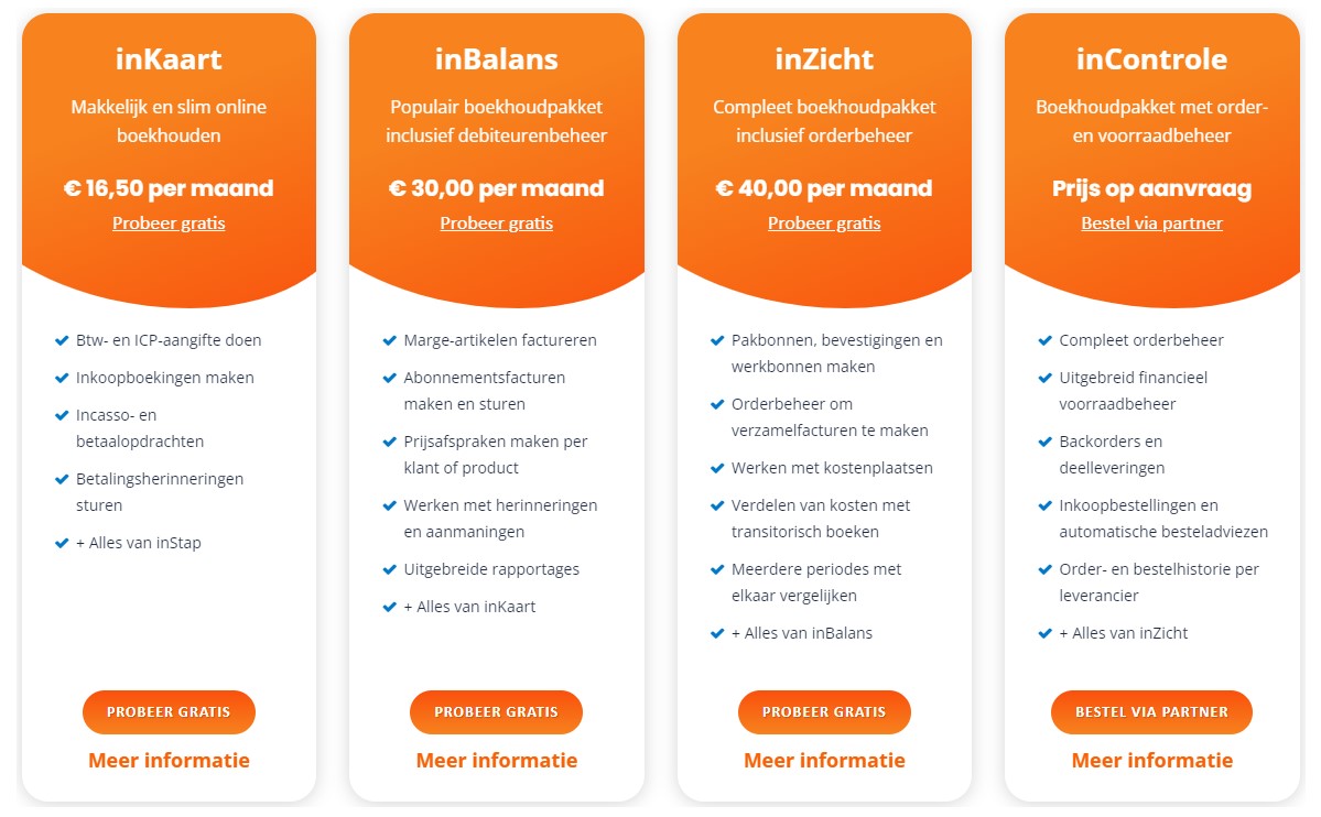 Snelstart pakketten